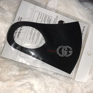 Gucci rhinestone mask